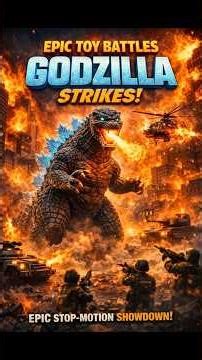 BURNING GODZILLA UNBOXING 🔥🦖 | Epic Godzilla Toy Reveal #Shorts #godzilla