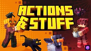 [Minecraft BE]最强动作优化Actions & Stuff 1.7更新！更多新内容和万圣节彩蛋，免费获取方式