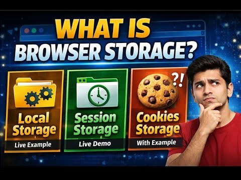 LocalStorage vs SessionStorage vs Cookies – Complete Browser Storage Guide