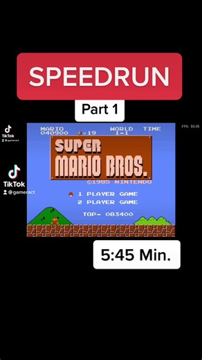 Super Mario Bros 1 Speedrun Guide