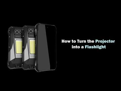 How to Turn the Projector into a Flashlight