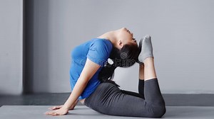 Asian Flexible Women Practicing Yoga in Studio Indoor Fitness Female with Perfect Stretching Stock Video - Video of posture, flexible: 130817427