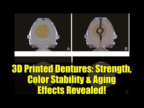 3D Printed Dentures: Strength, Color Stability & Aging Effects Revealed!