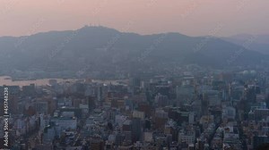 長崎の夜景タイムラプス（新日本三大夜景）