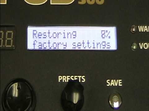 POD HD300 / HD400 Factory Reset