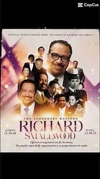Total Praise RIP-Richard Smallwood 11/30/1948-12/30/2025@ebonyjames12 12/30/25
