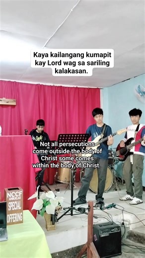 Pag ang ministry ay mabigat at ginagawa upang sumunod eto ay hindi ministry eto ay religious vow. Ang ministry po ay ginagawa dahil may pagtawag may kalakasang galing sa Diyos at kagalakang dulot ng bunga ng Espiritu Santo. Matthew 11:29-30 NIV [29] Take my yoke upon you and learn from me, for I am gentle and humble in heart, and you will find rest for your souls. [30] For my yoke is easy and my burden is light.” Shalom | Julius Cesar N. Teodosio