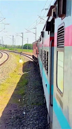 🚄 Gorakhpur Superfast Express at 130 km/h Maharashtra | Superfast Indian Train Action 🇮🇳🔥 #train