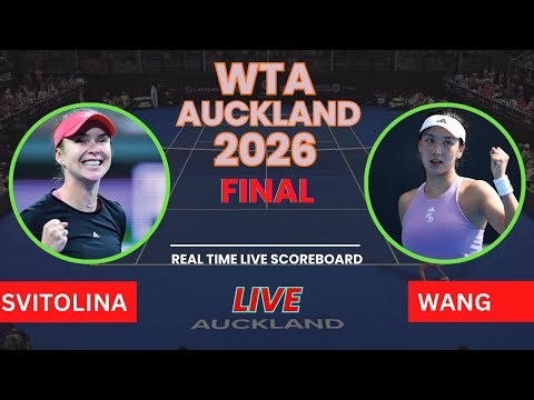Elina Svitolina vs Xinyu Wang Live Scores | WTA Auckland 2026 Final
