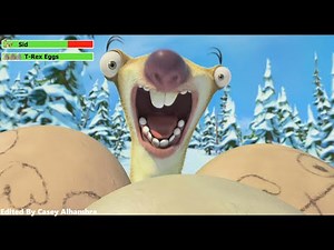 Ice Age: Dawn of the Dinosaurs (2009) Egg Chase with healthbars (500K Subscribers Special)