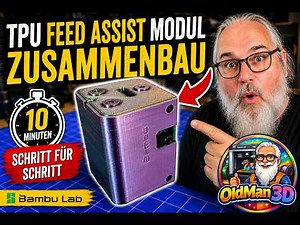 New Bambu Lab TPU Feed Assist Module – 10-Minute Assembly