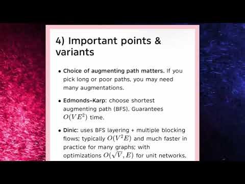 AD3351 UNIT 3 Maximum-flow by iterative improvement