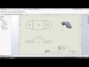 Solidworks 2019 Part Drawing pt. 1