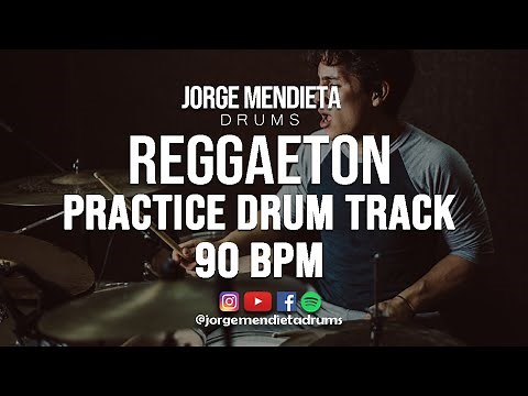 REGGAETON - Practice Drum Track / Drum Loop 90 BPM
