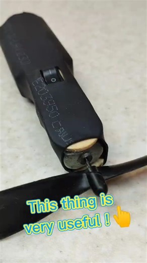 Homemade Fan with Battery 🔋 & Motor⚙️ 😮🔧 | Easy Craft