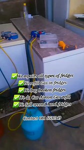 Get your fridge/ Freezer fixed at your home comfort!! ❄️We do Gas Refills in Fridges ❄️We Fix all types of Fridges ❄️We do Car Aircon Refills ❄️We do compressor replacement and Installation for fridges ❄️We buy broken and unwanted fridges ( Send your broken/unwanted fridges pictures on WhatsApp @081 6531349 ) ❄️We sell second hand Fridges and freezers Contact number 081 6531349 | Tomas Sebron