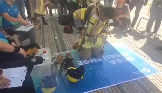 Fire Suit and SCBA Wearing Challenge | EMME Security Group Official