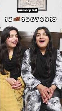 memory test!! challeneg*🤯