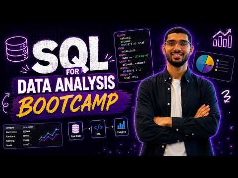 تعلم SQL لتحليل البيانات من المبتدئ للاحتراف في 3 ساعات