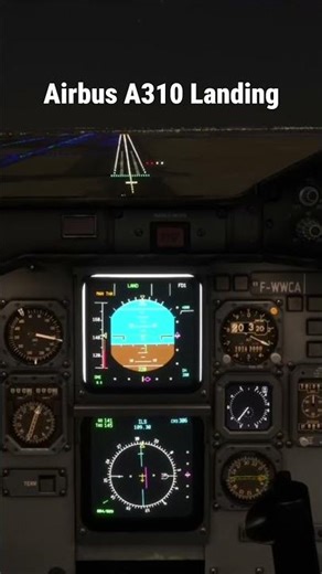 Abu Dhabi Arrival: Stunning Night Landing in the A310! #msfs2020 #airbus #aviation