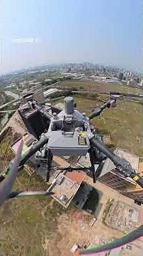 Insane Drone Delivery: Lifting Solar Panels to the Roof! (FPV)#DroneLifting #SolarEnergy #FPV