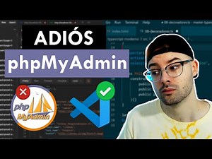 Ya no necesito usar phpMyAdmin NUNCA MÁS !! Ahora uso VS Code en su lugar 🚀