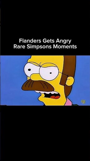 Ned Flanders finally gets mad when his house falls down 👌simpsons.