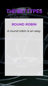 The Bet Types: Round Robin