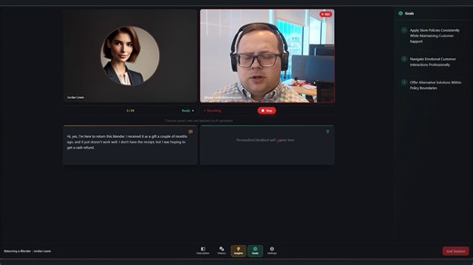 Rehearsal Overview Feature - Dynamic AI Roleplay
