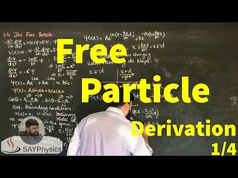 L14.1 The free particle: derivation of the wavefunction