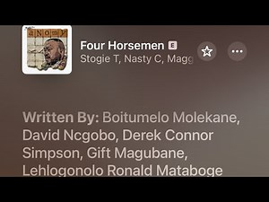 A-Reece & Nasty C ‘Four Horsemen’ verses review