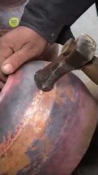 Incredible Process of Making Massive Copper Cooking Pots #fyp #process #making #copper #pots