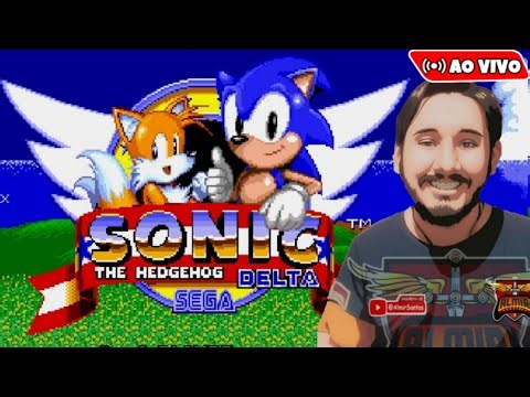 Sonic Delta Origins (Hack de Mega Drive) - Direto do Mister FPGA - Ao Vivo