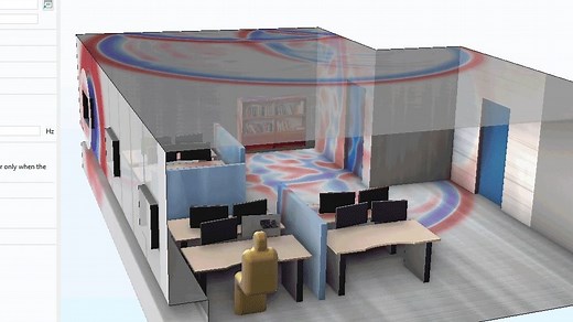 COMSOL教程 GPU支持加速时域显式压力声学仿真