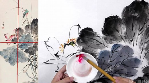 （30节全）名画临摹 花鸟画教学 写意画中国画水墨画 名画临摹 提升课