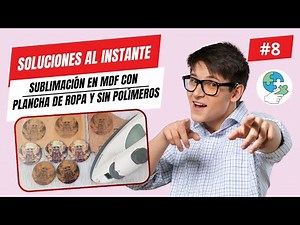 😱 How to sublimate MDF without polymers with a homemade iron 👀 (Amazing results)