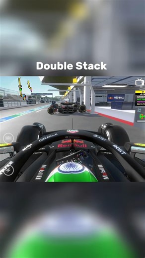 Double Stack!! #f1 #f1shorts #f1game #formula1 #monoposto #monoposto2025career