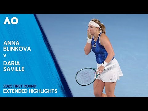 Anna Blinkova v Daria Saville Extended Highlights | Australian Open 2025 First Round