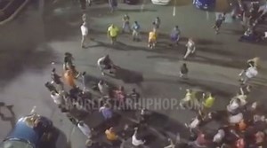 Next Level: Parking Lot Fight Captured By A Drone!