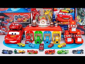 Disney Pixar Cars Unboxing Review | Disney Pixar Cars Transform into Triple Course! McQueen