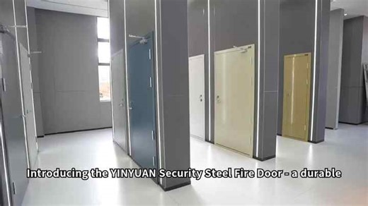 Hollow Metal Fire-Rated Entry Door Steel Fire-Proof Emergency Exit Door for Exterior Commercial FD30 Fire Door