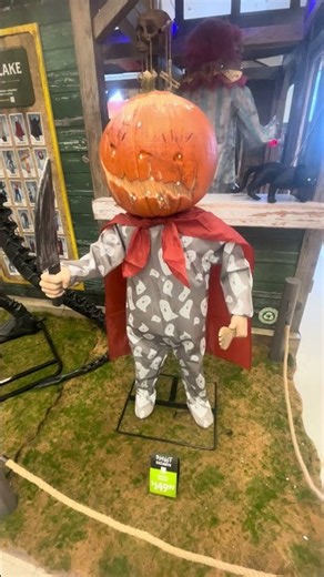 Pumpkin head (I call) known as Harvey carvey. Spirit Halloween