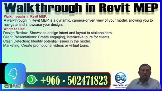 Mastering Walkthroughs in Revit MEP A Step-by-Step Guide in Urdu Part-115