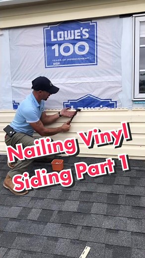 How to Properly Nail Vinyl Siding Part 1
