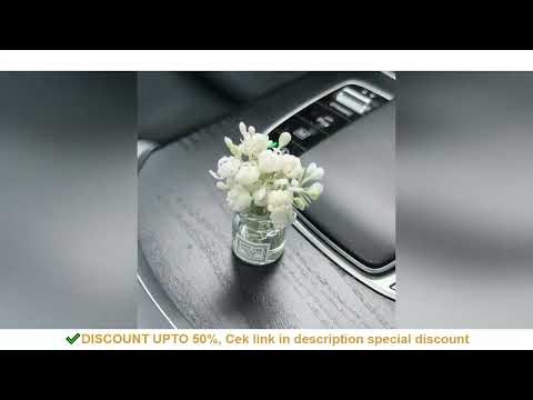 1pc Mini Simulation Vase Car Decoration Fresh Car Interior Decoration Flower Center Console