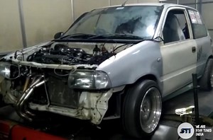 Suzuki Zen Steel (1.6 Litre G16B Engine Swap) // Owner: @mohammedromman45 // Built at: @raceconcepts // Power Figure: 182hp @7200rpm __________ Forged G16B Motor with Custom Internals • Adjustable Cam Pulley • Race Camshaft & Valvetrain • Individual Throttle Bodies • Race Concepts Motorsport Exhaust System • Race Dynamics 1401 ECU Upgrade • Exedy Clutch with a Lightened Flywheel • HKS Spitfire Spark Plugs • Race Concepts Motorsport Close Ratio Gearbox • High Flow Injectors • Fuel Pump Regulator 