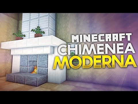 Cómo hacer una CHIMENEA MODERNA básica en MINECRAFT