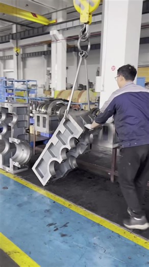 Two sets of ZLYJ 350 single extruder gearbox assembly process. #gearbox #transmission #reducer #extruder #drive