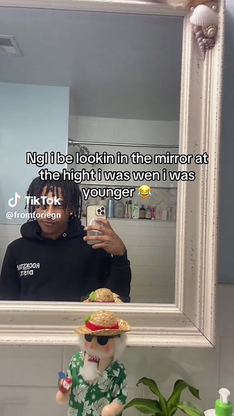 #relatable #funny | staring at mirror