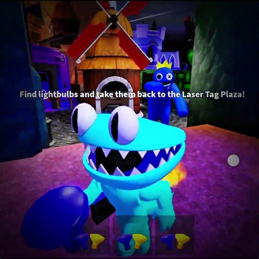 What If I Playing as Cayn & Blue Monster In Rainbow Friends funny moments #rainbowfriends #roblox